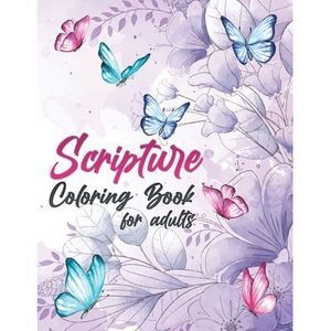 Scripture Coloring Book for Adults: Christian Coloring Book with Beautiful Desig